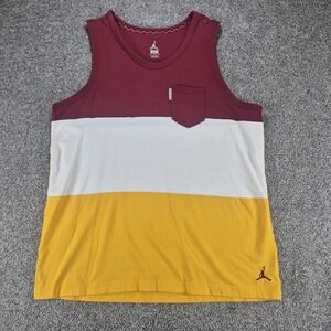 Nike Jordan Tank Top Mens XL Colorblock Sleeveless Pocket Flight‎